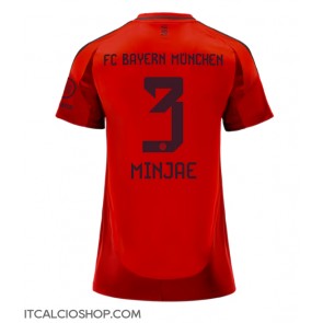 Bayern Munich Kim Min-jae #3 Prima Maglia Femmina 2024-25 Manica Corta